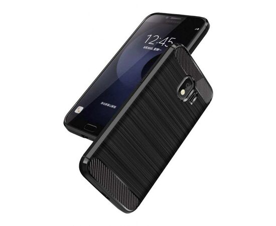 Чехол для моб. телефона Laudtec для Samsung J2 2018/J250 Carbon Fiber (Black) (LT-J250F), изображение 5 Чехол для моб. телефона Laudtec для Samsung J2 2018/J250 Carbon Fiber (Black) (LT-J250F), изображение 5