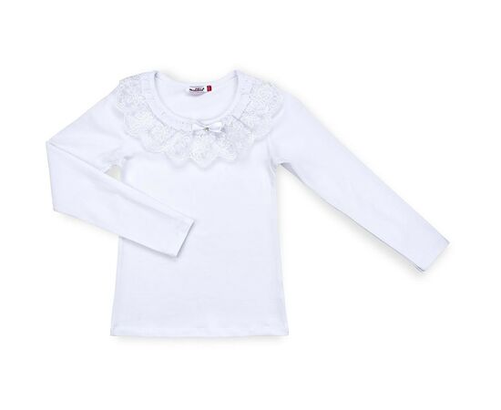 Кофта Matilda с кружевной оборкой (8430-164G-white)