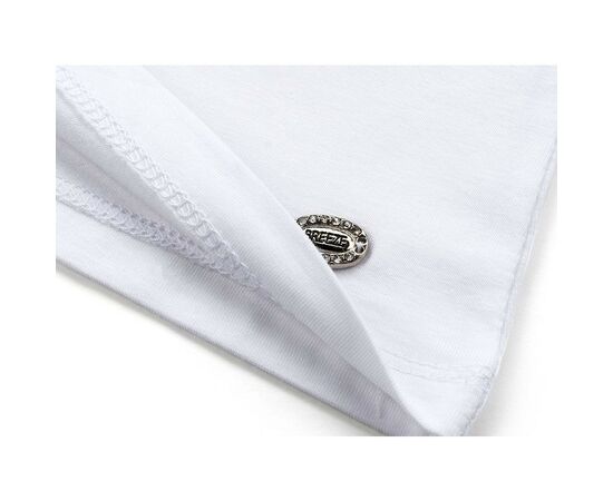 Кофта Breeze с шифоновой оборкой (9281-140G-white), изображение 4 Кофта Breeze с шифоновой оборкой (9281-140G-white), изображение 4