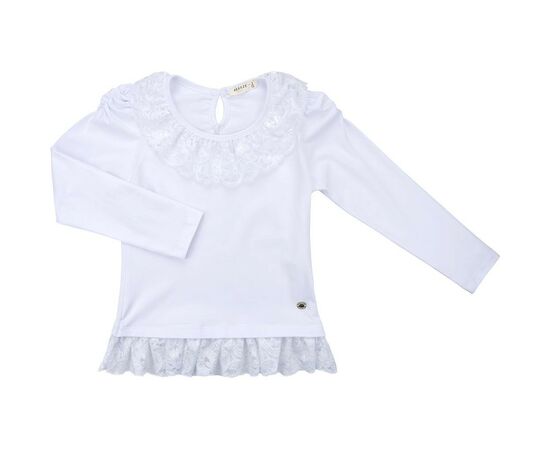 Кофта Breeze з мереживом (11179-128G-white)