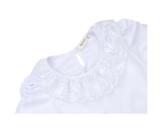 Кофта Breeze с кружевом (11179-134G-white), изображение 2 Кофта Breeze с кружевом (11179-134G-white), изображение 2