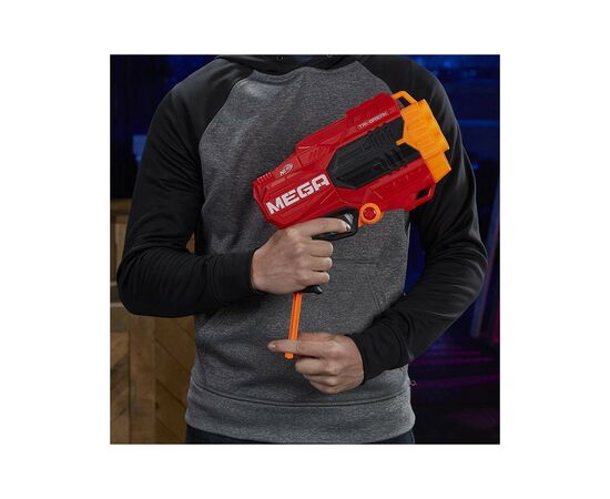 Игрушечное оружие Hasbro Nerf бластер МЕГА Три-брейк (E0103), изображение 6 Игрушечное оружие Hasbro Nerf бластер МЕГА Три-брейк (E0103), изображение 6