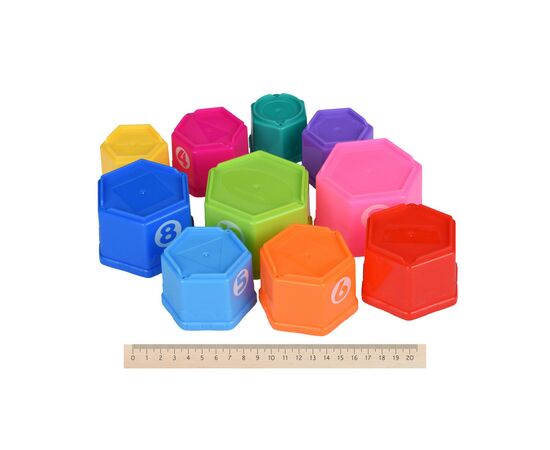 Іграшка для піску Same Toy Чашки 10ед (618-2Ut), зображення 2 Іграшка для піску Same Toy Чашки 10ед (618-2Ut), зображення 2