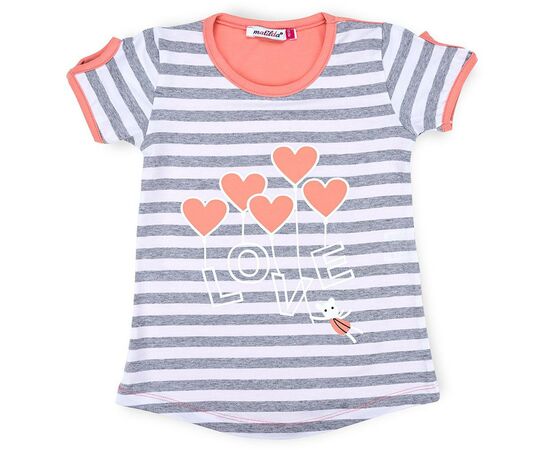 Пижама Matilda "LOVE" (8016-3-116G-coral), изображение 2 Пижама Matilda "LOVE" (8016-3-116G-coral), изображение 2
