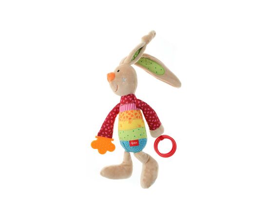 Мягкая игрушка Sigikid Кролик с погремушкой 26 см (41419SK), изображение 2 Мягкая игрушка Sigikid Кролик с погремушкой 26 см (41419SK), изображение 2