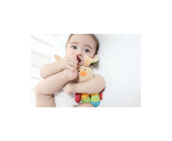 Мягкая игрушка Sigikid Погремушка Кролик 15 см (40578SK), изображение 15