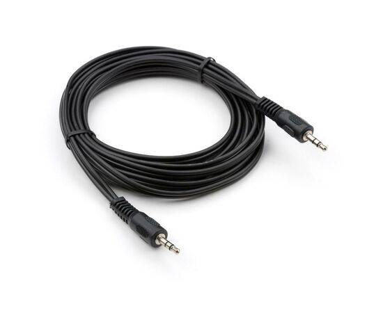 Кабель мультимедийный Jack 3.5mm 3 m MM 3С Vinga (VCPDCJ35MM3BK), изображение 2 Кабель мультимедийный Jack 3.5mm 3 m MM 3С Vinga (VCPDCJ35MM3BK), изображение 2