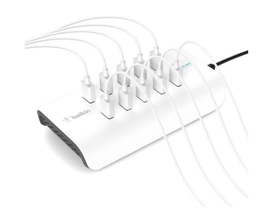 Зарядное устройство Belkin RockStar 10 PORT USB-A CHARGER 2.4 Amp, 120W (B2B139vf), изображение 8 Зарядное устройство Belkin RockStar 10 PORT USB-A CHARGER 2.4 Amp, 120W (B2B139vf), изображение 8