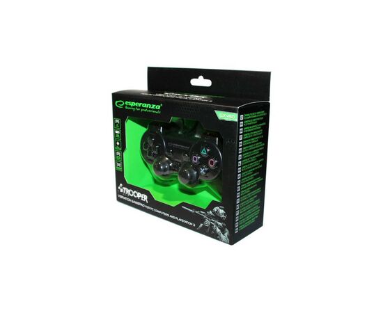 Геймпад Esperanza Trooper PS3/PC Black (EGG107K), изображение 3 Геймпад Esperanza Trooper PS3/PC Black (EGG107K), изображение 3