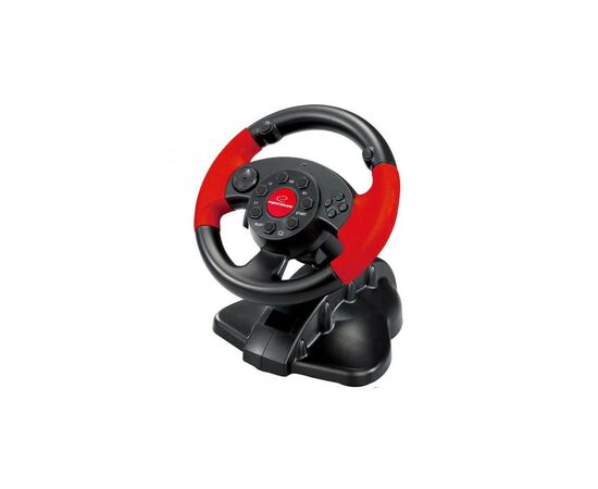 Руль Esperanza PC/PS1/PS2/PS3 Black-Red (EG103), изображение 4 Руль Esperanza PC/PS1/PS2/PS3 Black-Red (EG103), изображение 4