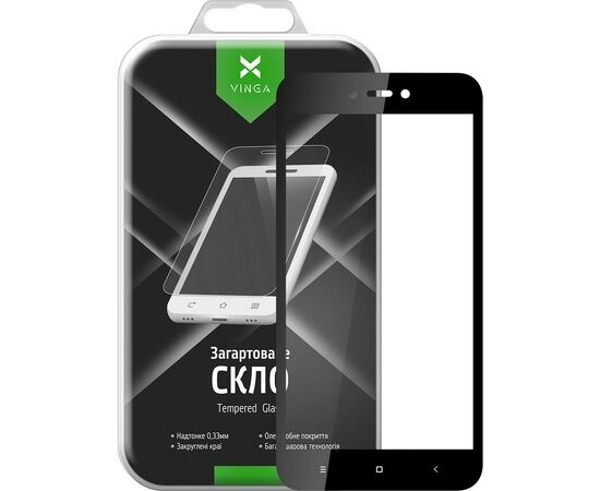 Стекло защитное Vinga для Xiaomi Redmi 5A (Black) (VTPGS-R5A), изображение 8 Стекло защитное Vinga для Xiaomi Redmi 5A (Black) (VTPGS-R5A), изображение 8