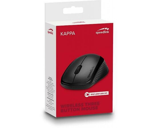 Мышка Speedlink Kappa Wireless Black (SL-630011-BK), изображение 3 Мышка Speedlink Kappa Wireless Black (SL-630011-BK), изображение 3