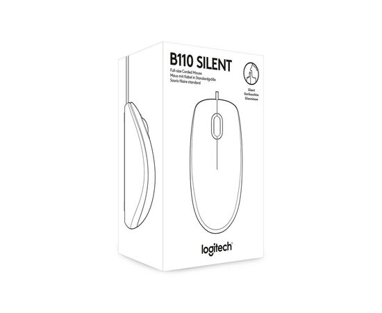 Мышка Logitech B110 Silent Black (910-005508), изображение 6 Мышка Logitech B110 Silent Black (910-005508), изображение 6