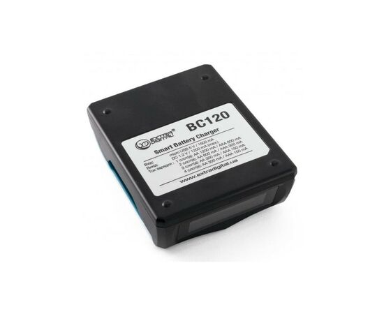 Зарядний пристрій для акумуляторів Extradigital BC120 (AAC2834), зображення 8 Зарядний пристрій для акумуляторів Extradigital BC120 (AAC2834), зображення 8