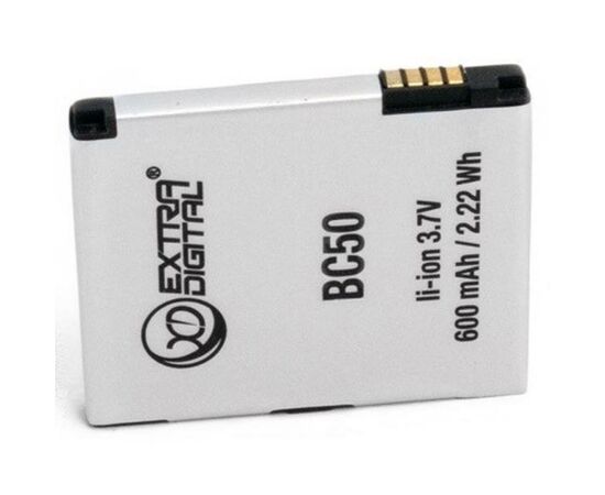 Акумуляторна батарея для телефону Extradigital Motorola BC50 (600 mAh) (BMM6252), зображення 2 Акумуляторна батарея для телефону Extradigital Motorola BC50 (600 mAh) (BMM6252), зображення 2