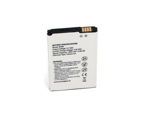 Аккумуляторная батарея для телефона Extradigital Motorola BH6X (1800 mAh) (BMM6257), изображение 2 Аккумуляторная батарея для телефона Extradigital Motorola BH6X (1800 mAh) (BMM6257), изображение 2