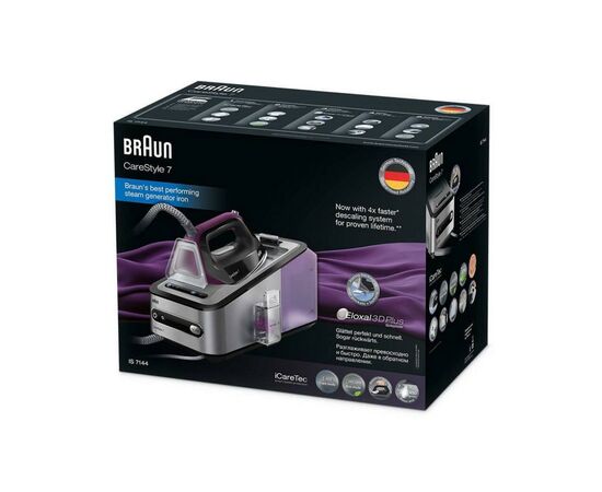Паровая станция Braun IS 7144 BK (IS7144BK), изображение 3 Паровая станция Braun IS 7144 BK (IS7144BK), изображение 3