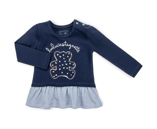 Кофта Breeze с мишкой (11576-86G-blue)