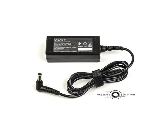 Блок питания для монитора PowerPlant for monitor LG 220V, 19V 25W 1.3A (6.5*4.4) with pin (LG25F6544)