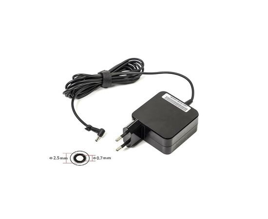 Блок питания к ноутбуку PowerPlant ASUS 220V, 19V 40W 2.1A (2.5*0.7) wall mount (WM-AS40F2507)
