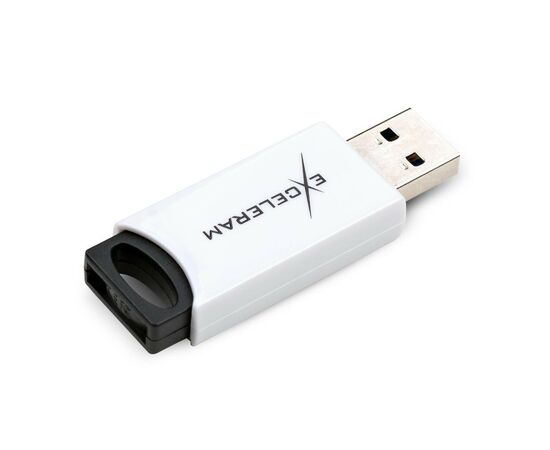 USB флеш накопитель eXceleram 64GB H2 Series White/Black USB 2.0 (EXU2H2W64), изображение 2 USB флеш накопитель eXceleram 64GB H2 Series White/Black USB 2.0 (EXU2H2W64), изображение 2