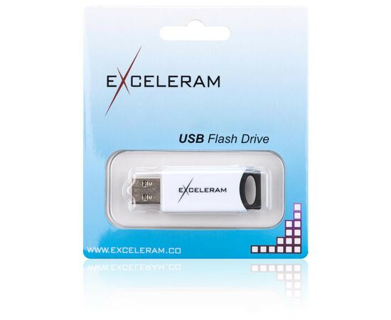 USB флеш накопитель eXceleram 64GB H2 Series White/Black USB 2.0 (EXU2H2W64), изображение 6 USB флеш накопитель eXceleram 64GB H2 Series White/Black USB 2.0 (EXU2H2W64), изображение 6