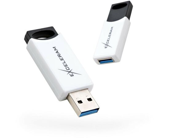 USB флеш накопичувач eXceleram 32GB H2 Series White/Black USB 3.1 Gen 1 (EXU3H2W32)
