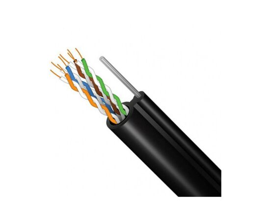 Кабель сетевой FinMark UTP CAT5e 4P 24AWG PE-M B 305m Drum, внешний, проволка 1,2мм (049317)