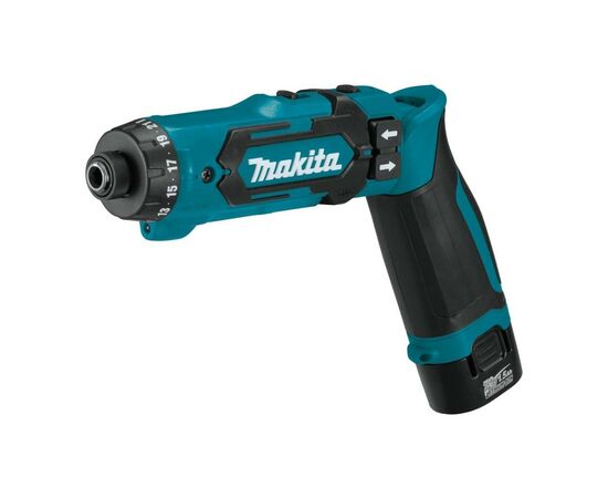 Отвертка аккумуляторная Makita 7,2В (DF012DSE), изображение 2 Отвертка аккумуляторная Makita 7,2В (DF012DSE), изображение 2