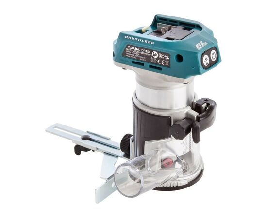 Фрезер Makita LXT, 6-8 мм (без АКБ и БП) (DRT50ZX2), изображение 6 Фрезер Makita LXT, 6-8 мм (без АКБ и БП) (DRT50ZX2), изображение 6
