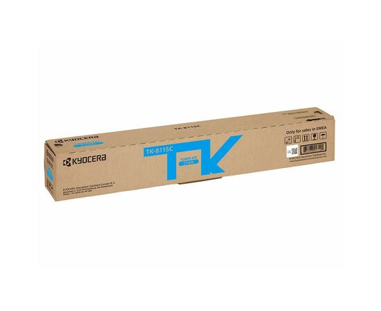 Тонер-картридж Kyocera TK-8115C Cyan 6K (1T02P3CNL0), изображение 2 Тонер-картридж Kyocera TK-8115C Cyan 6K (1T02P3CNL0), изображение 2