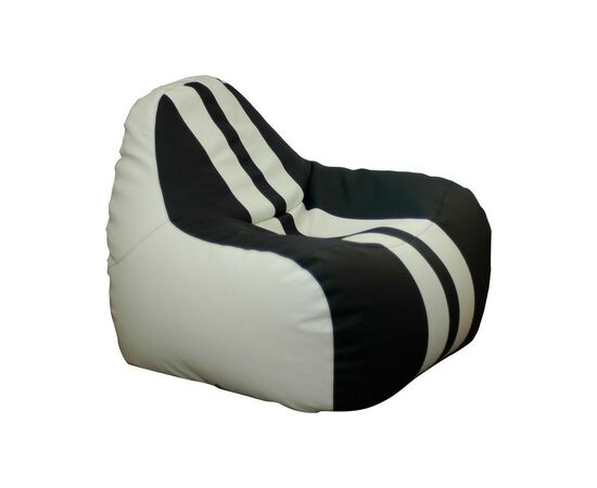 Кресло-мешок Примтекс плюс кресло-груша Simba Sport H-2200/D-5 M White-Black (Simba Sport H-2200/D-5 M)