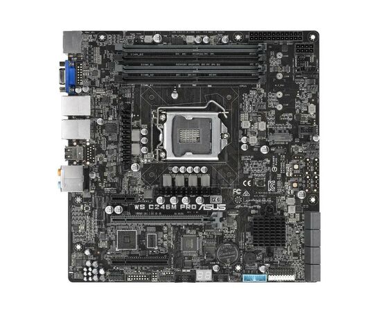 Серверна материнська плата ASUS WS C246M PRO, зображення 2