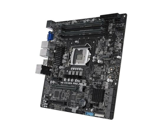 Серверна материнська плата ASUS WS C246M PRO, зображення 5