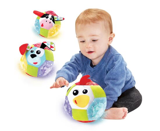 Развивающая игрушка Yookidoo Музыкальный мяч Друзья (70631/90570), изображение 6 Развивающая игрушка Yookidoo Музыкальный мяч Друзья (70631/90570), изображение 6