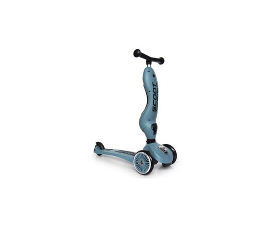 Самокат Scoot&Ride Highwaykick-1 Серо-синий (SR-160629-STEEL), изображение 2 Самокат Scoot&Ride Highwaykick-1 Серо-синий (SR-160629-STEEL), изображение 2