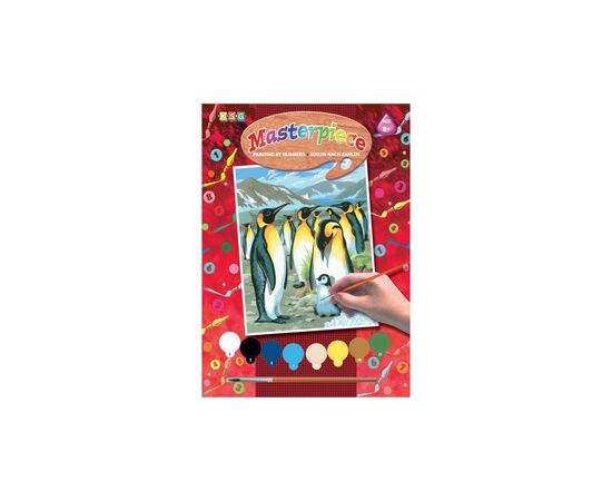 Набор для творчества Sequin Art PAINTING BY NUMBERS JUNIOR Penguins (SA0033)