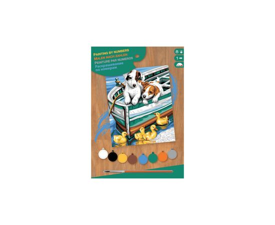 Набір для творчості Sequin Art PAINTING BY NUMBERS JUNIOR Puppies and Ducks (SA1332)