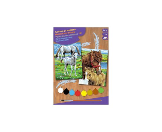 Набір для творчості Sequin Art PAINTING BY NUMBERS JUNIOR-PAIRS Horses (SA0215)