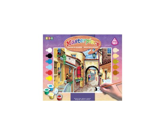 Набор для творчества Sequin Art AINTING BY NUMBERS SENIOR A Quiet Street (SA0129)