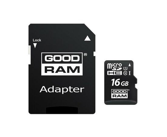Карта памяти Goodram 16GB microSDHC Class 10 (M1AA-0160R12)