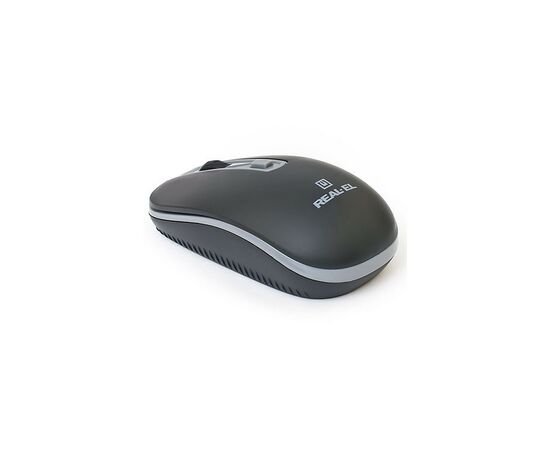 Мишка REAL-EL RM-303 black-grey, зображення 3 Мишка REAL-EL RM-303 black-grey, зображення 3