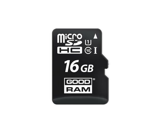Карта памяти Goodram 16GB microSDHC Class 10 (M1AA-0160R12), изображение 2 Карта памяти Goodram 16GB microSDHC Class 10 (M1AA-0160R12), изображение 2