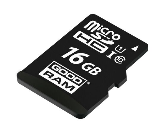 Карта памяти Goodram 16GB microSDHC Class 10 (M1AA-0160R12), изображение 3 Карта памяти Goodram 16GB microSDHC Class 10 (M1AA-0160R12), изображение 3