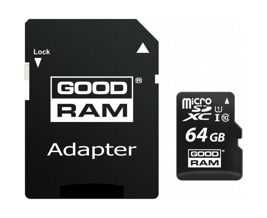 Карта пам'яті Goodram 64GB microSDXC Class 10 (M1AA-0640R12)