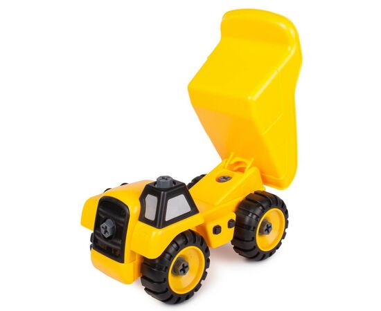 Машина Kaile Toys Набор бетоновоз/самосвал, разборная модель с отверткой (KL716-1), изображение 9 Машина Kaile Toys Набор бетоновоз/самосвал, разборная модель с отверткой (KL716-1), изображение 9