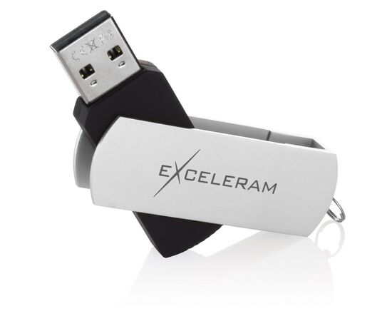 USB флеш накопитель eXceleram 32GB P2 Series White/Black USB 2.0 (EXP2U2WH2B32), изображение 3 USB флеш накопитель eXceleram 32GB P2 Series White/Black USB 2.0 (EXP2U2WH2B32), изображение 3