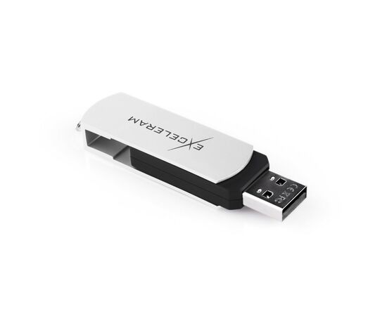 USB флеш накопитель eXceleram 32GB P2 Series White/Black USB 2.0 (EXP2U2WH2B32), изображение 5 USB флеш накопитель eXceleram 32GB P2 Series White/Black USB 2.0 (EXP2U2WH2B32), изображение 5
