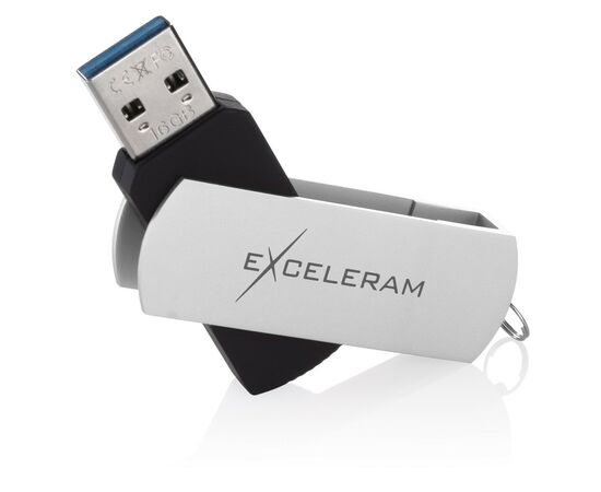 USB флеш накопитель eXceleram 16GB P2 Series White/Black USB 3.1 Gen 1 (EXP2U3WHB16), изображение 3 USB флеш накопитель eXceleram 16GB P2 Series White/Black USB 3.1 Gen 1 (EXP2U3WHB16), изображение 3