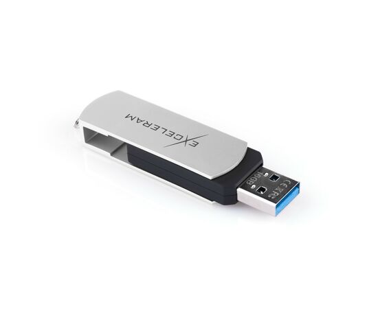 USB флеш накопитель eXceleram 32GB P2 Series White/Black USB 3.1 Gen 1 (EXP2U3WHB32), изображение 5 USB флеш накопитель eXceleram 32GB P2 Series White/Black USB 3.1 Gen 1 (EXP2U3WHB32), изображение 5
